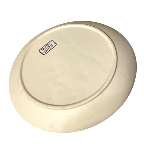 Vintage Homco 1985 Home Interior’s Denim Days 7 3/4” Raised Ceramic Plate #1505 - Picture 4 of 5